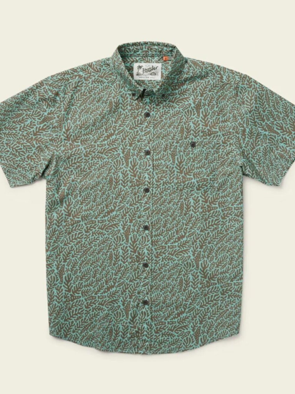 Howler Bros Mansfield Shirt Ecosystem : Isle Green (M)